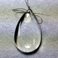 Water Drop Crystal Christmas Ornament